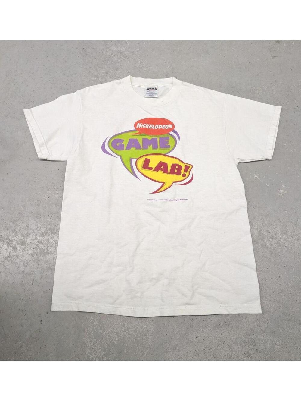Vintage 90s Nickelodeon Game Lab TV Promo T-shirt